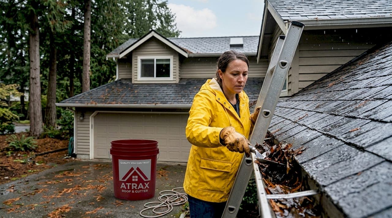 Gutter cleaning frequency checklist for Washington homes